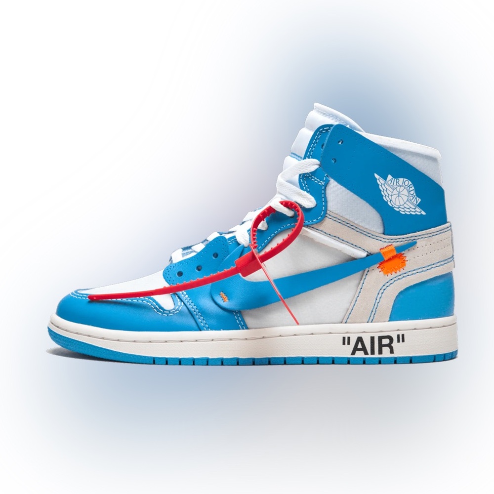 Jordan 1 Retro High Off-White UNC Blue.